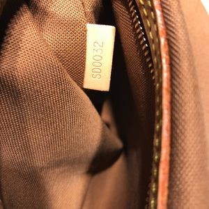 Louis Vuitton looping bag, wallet & makeup bag